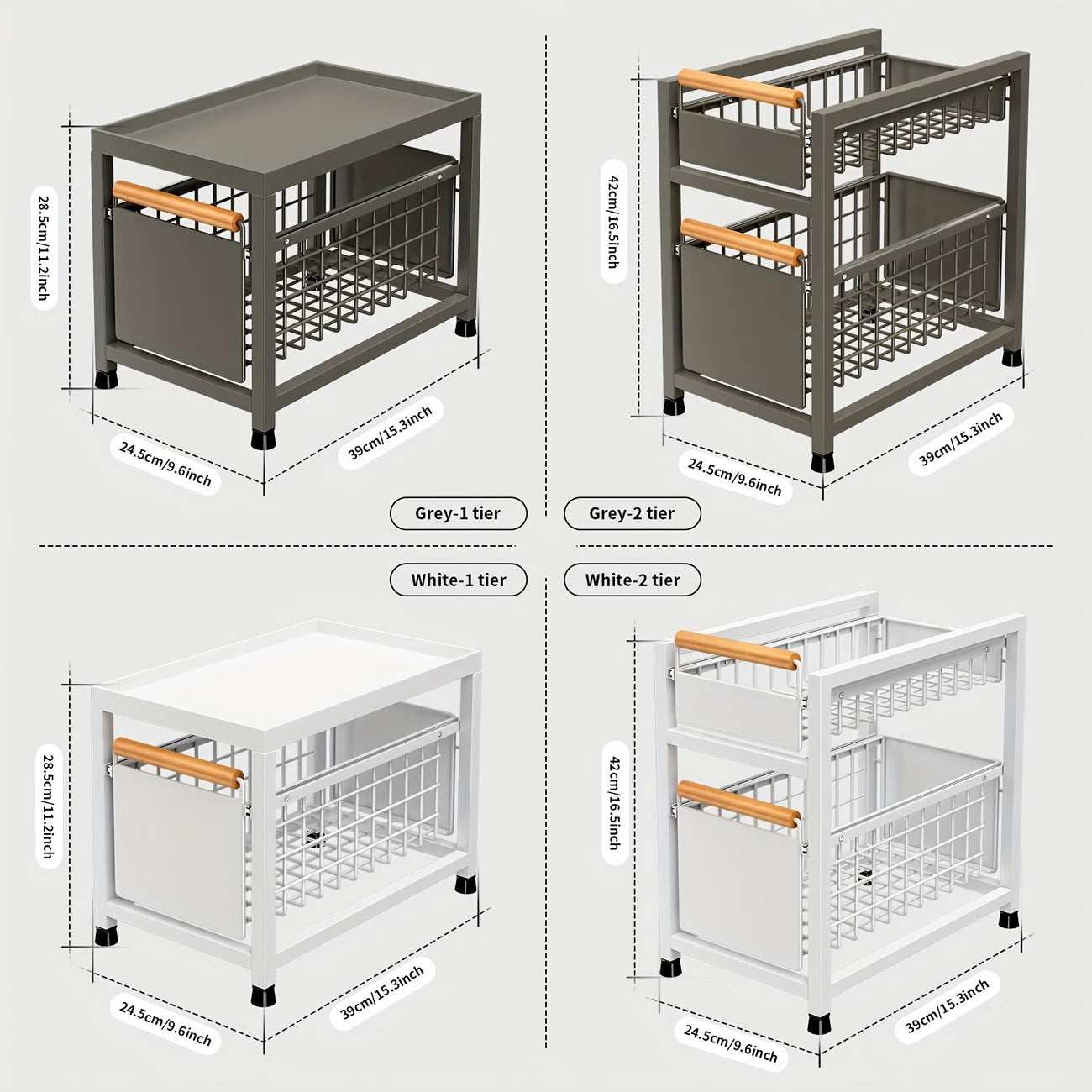 Organisateur Multifonctionnel 2 Niveaux