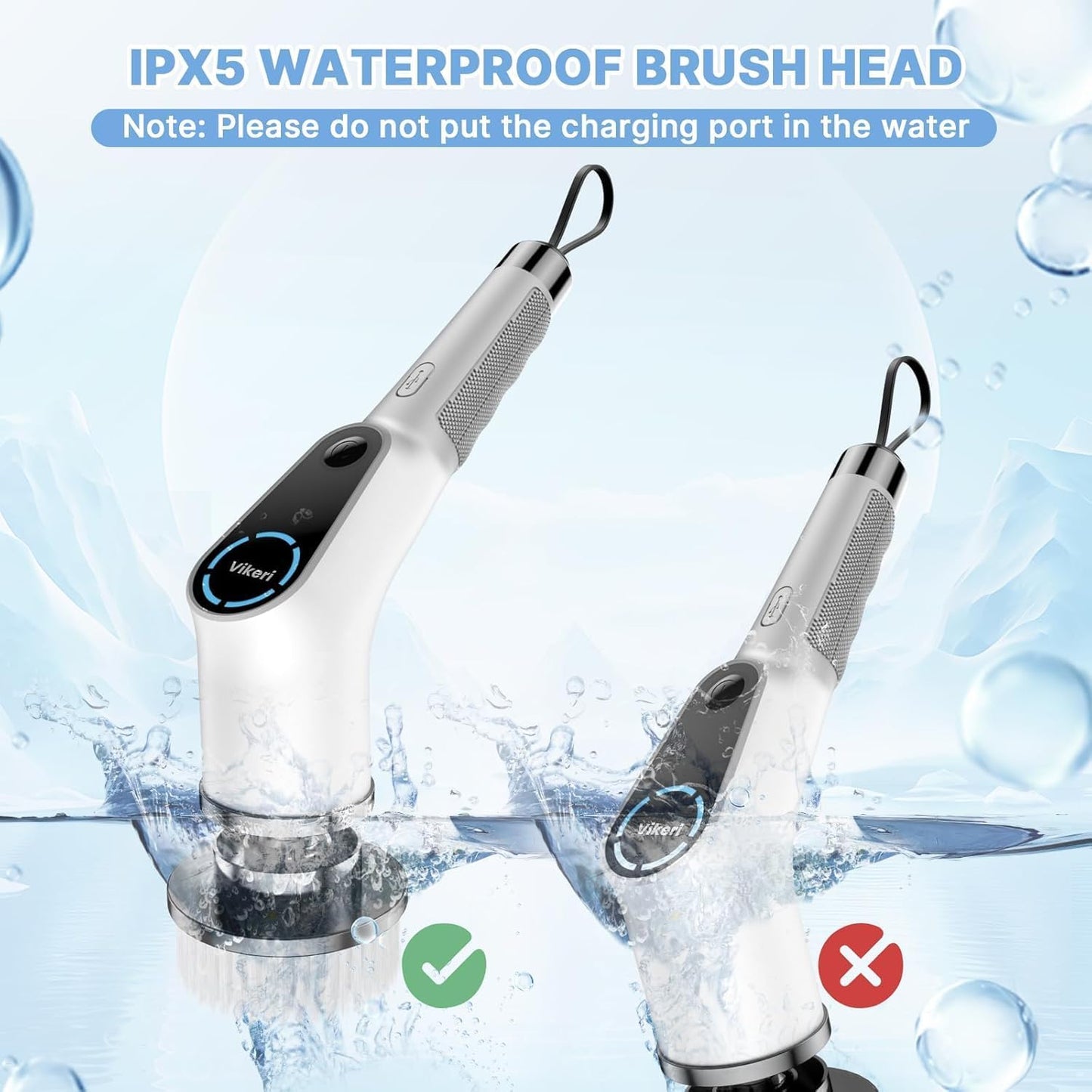 PowerClean Ultra 8-en-1 – Brosse Électrique Multifonctionnelle