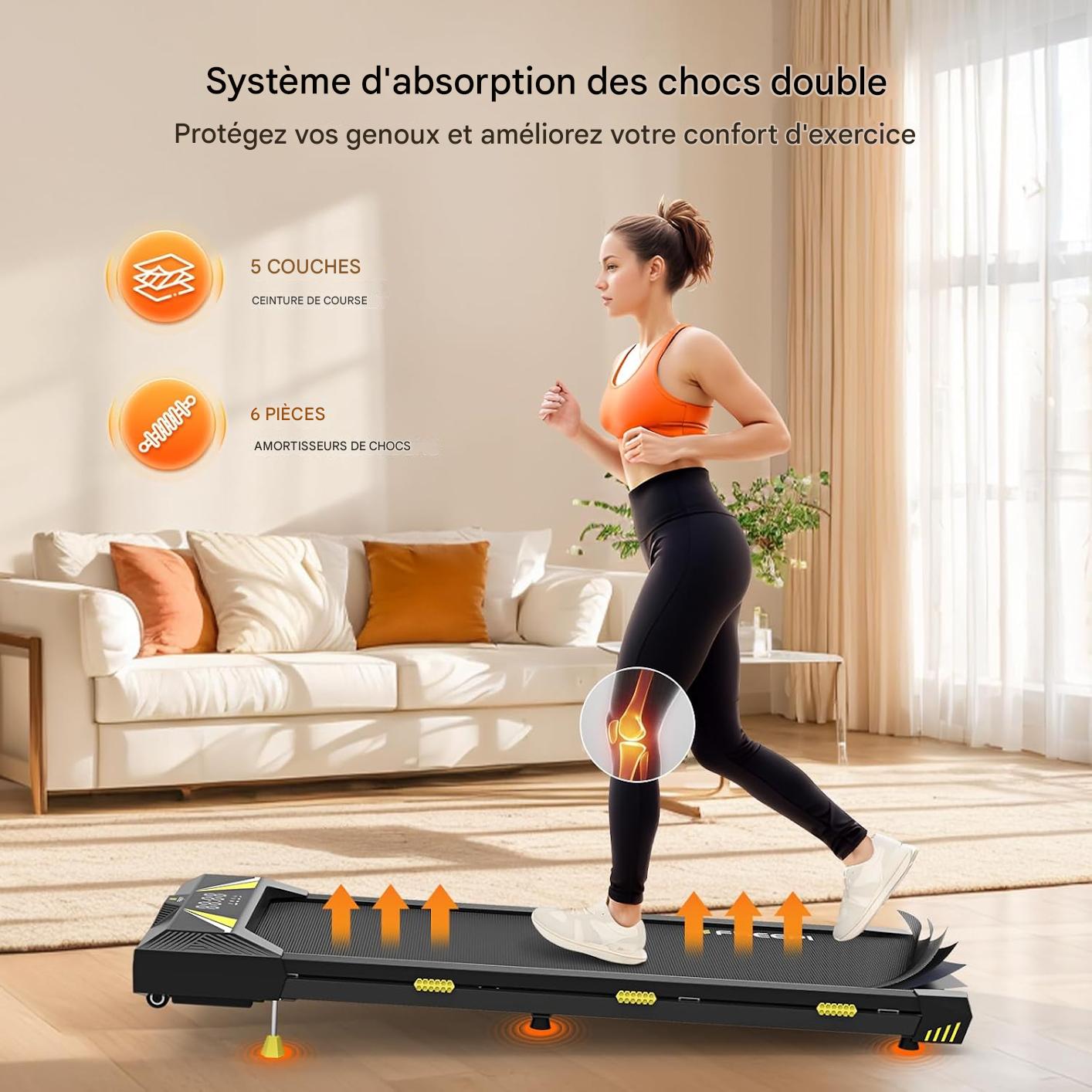 FitWalk 4-en-1 – Tapis de Course Électrique