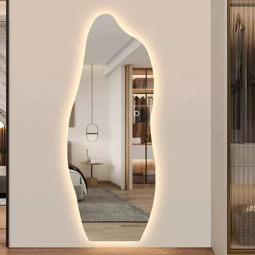 Miroir organique LED 160x60 décoratif moderne de luxe