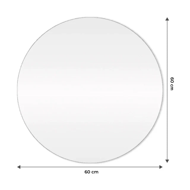Miroir rond mince avec LED 60x60