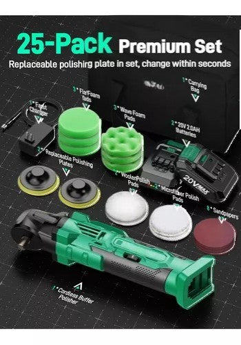 NanoGlide Pro Cordless Car Polisher Kit