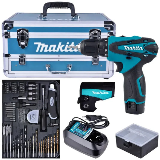 Destornillador y Taladro Batería 12V 65 piezas DF330DWEX3 Makita