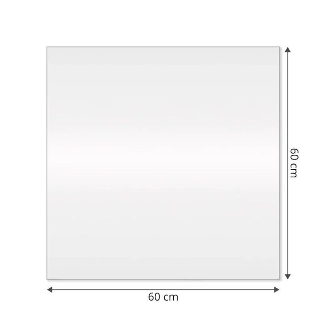 Miroir carré fin avec LED 60x60cm